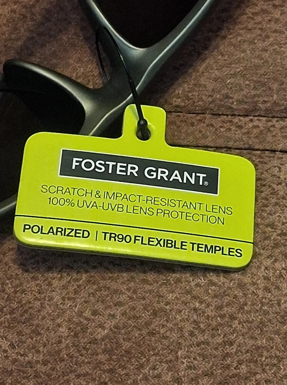 Foster Grant Sleek Gray Polarized Sport Sunglasses